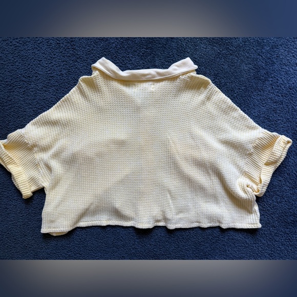 Cropped Waffle Shacket - Picture 2 of 4